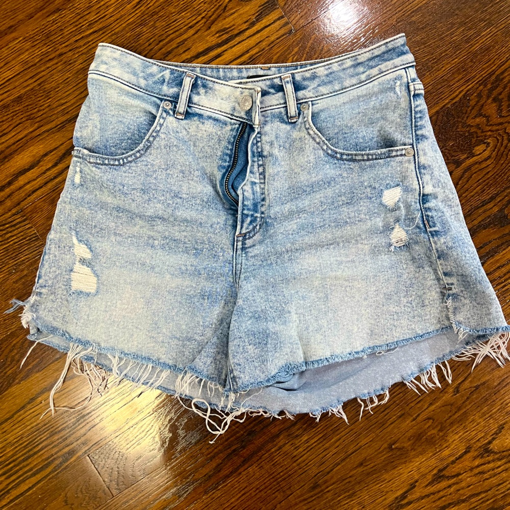 High Waist Denim Shorts